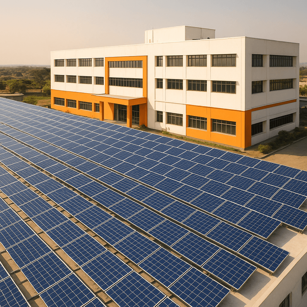 Commercial solar array