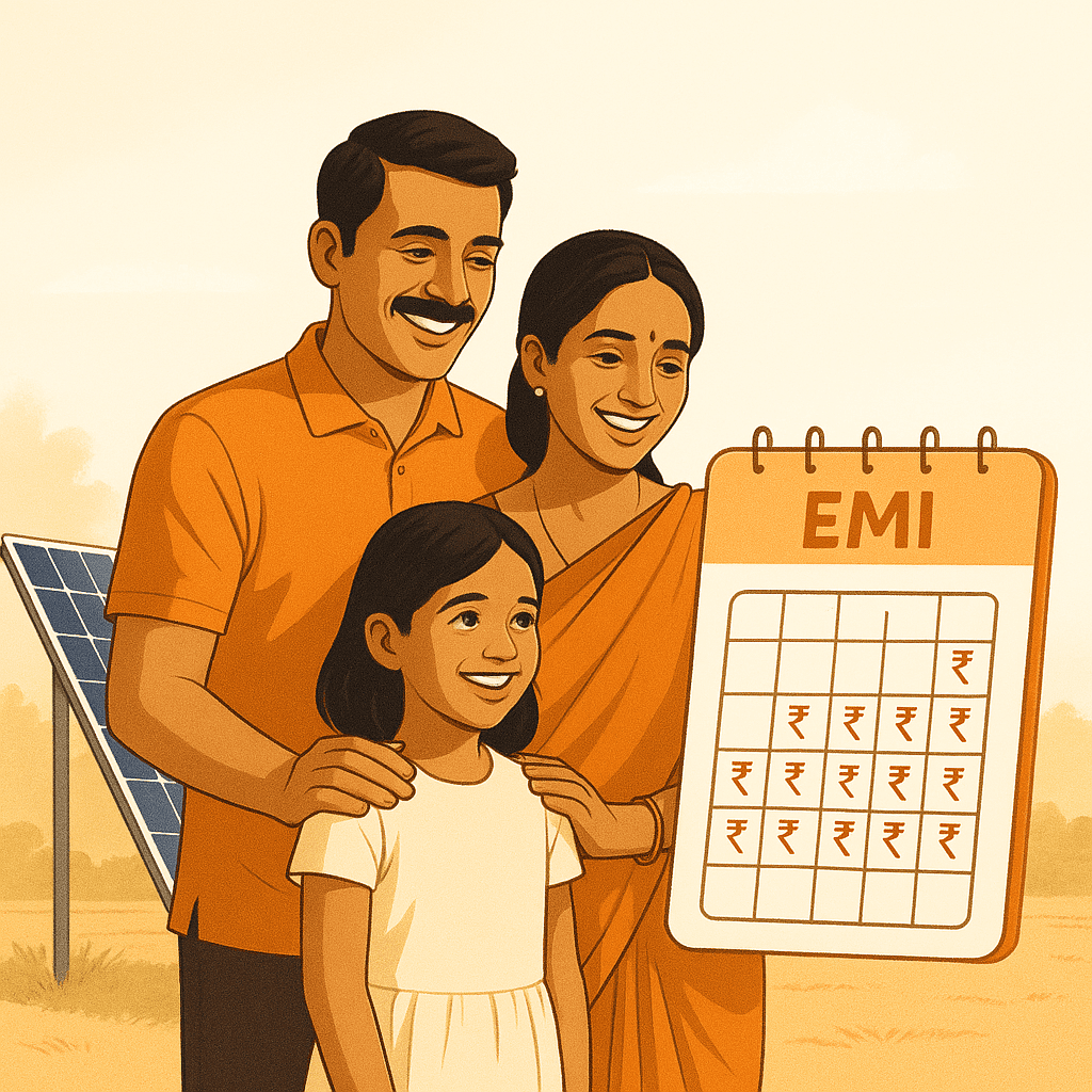 Easy EMI solar financing