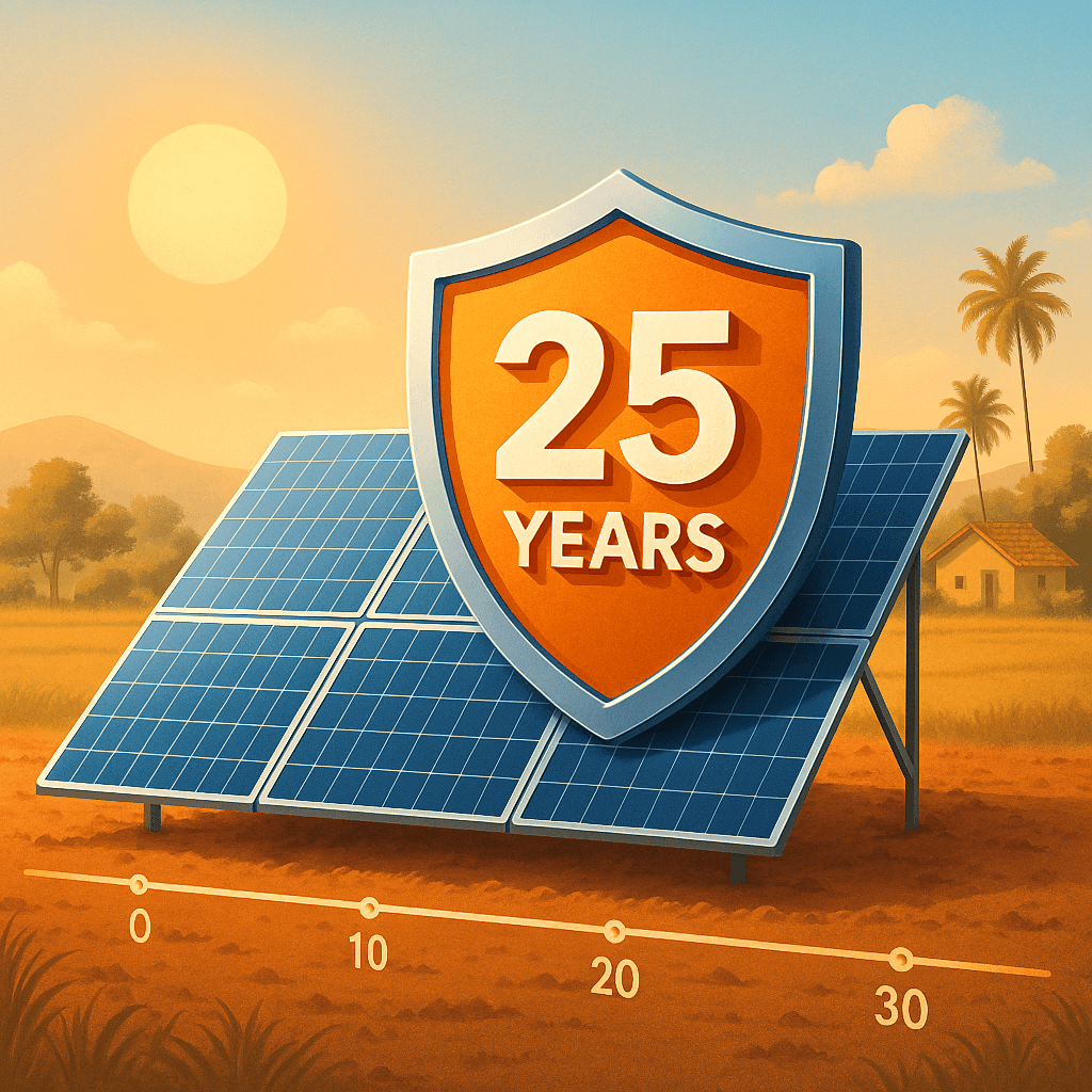25-year solar panel warranty