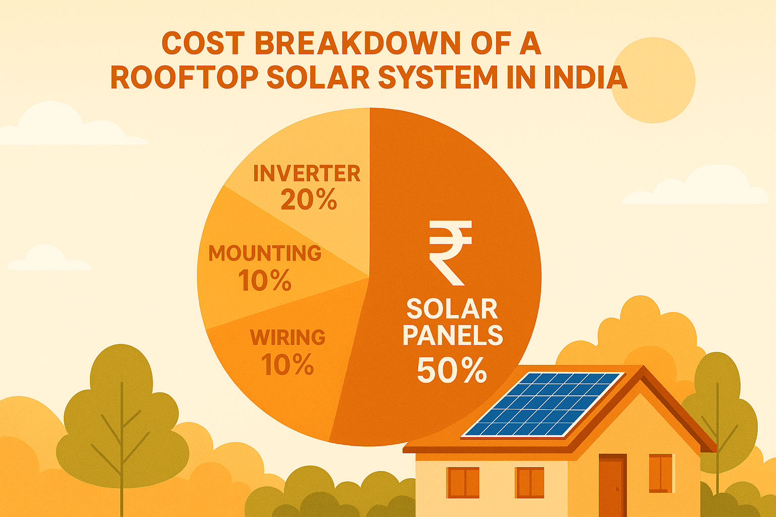 Solar system cost breakdown
