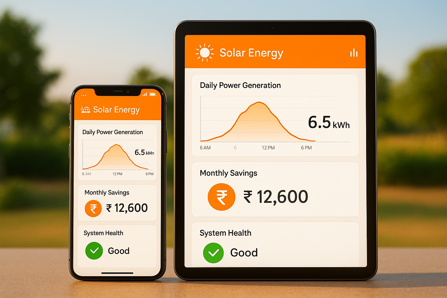 Solar monitoring dashboard
